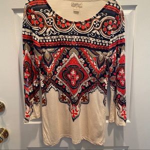 Lucky Brand 3/4 Sleeve Tee shirt